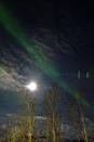 Polarlicht - auch gegen den Vollmond sichtbar (04.01.2015)